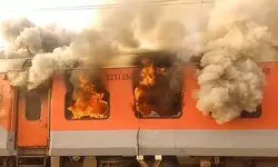 Fire breaks out in Amritsar-Saharsa Garib Rath Express in Punjab, one injured