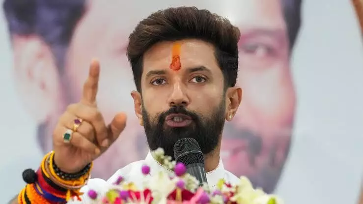 Thanks to BJP, JD(U) for showing big heart: Chirag Paswan on seat-sharing deal among NDA allies Thanks to BJP, JD(U) for showing big heart: Chirag Paswan on seat-sharing deal among NDA allies