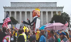 Huge ‘No Kings’ protest against Trump; US President hits back with ‘crown’ clip