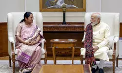 Delhi CM Rekha Gupta calls on PM Modi, conveys Diwali greetings Delhi CM Rekha Gupta calls on PM Modi, conveys Diwali greetings