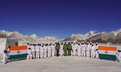 From Siachen to INS Vikrant, armed forces top brass celebrate Diwali with military personnel