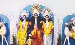 Lakshmi Puja amid Kali Puja: Unique village tradition continues for 91 years Lakshmi Puja amid Kali Puja: Unique village tradition continues for 91 years
