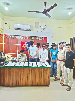 Malda police bust multiple crime rackets in past 3 days
