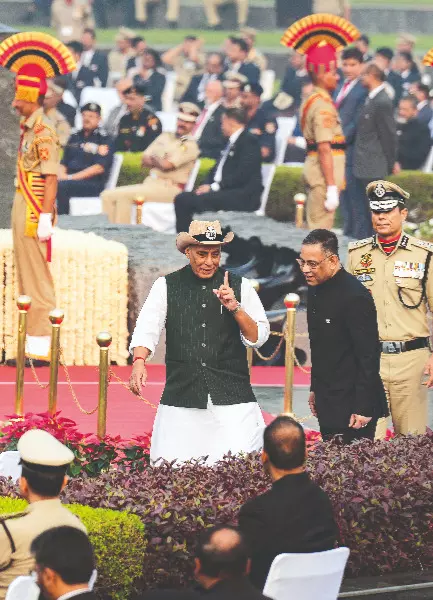 Internal & external security equally vital, asserts Rajnath Internal & external security equally vital, asserts Rajnath