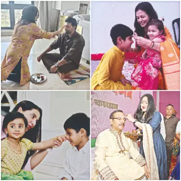 Tollywood stars celebrate sibling love with family traditions Tollywood stars celebrate sibling love with family traditions