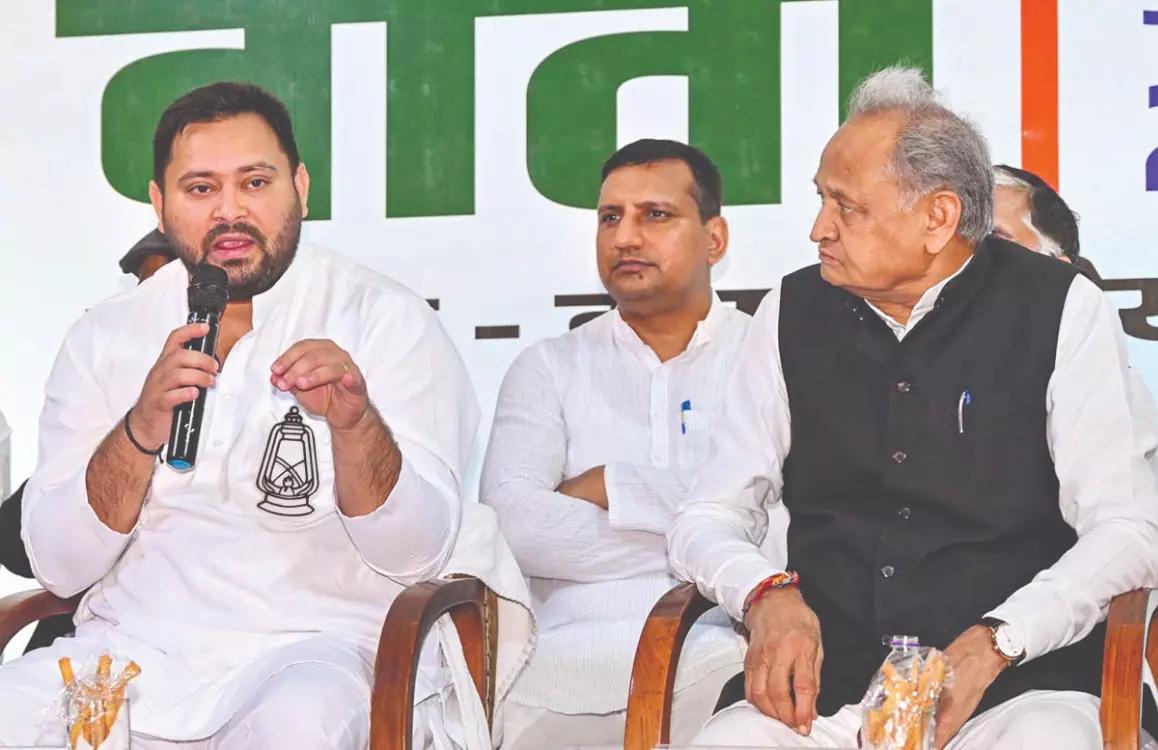 Clearing weeks of uncertainty, Oppn declares Tejashwi as CM face for Bihar Clearing weeks of uncertainty, Oppn declares Tejashwi as CM face for Bihar