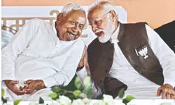 Modi backs Nitish as NDA’s CM face ahead of Bihar polls Modi backs Nitish as NDA’s CM face ahead of Bihar polls