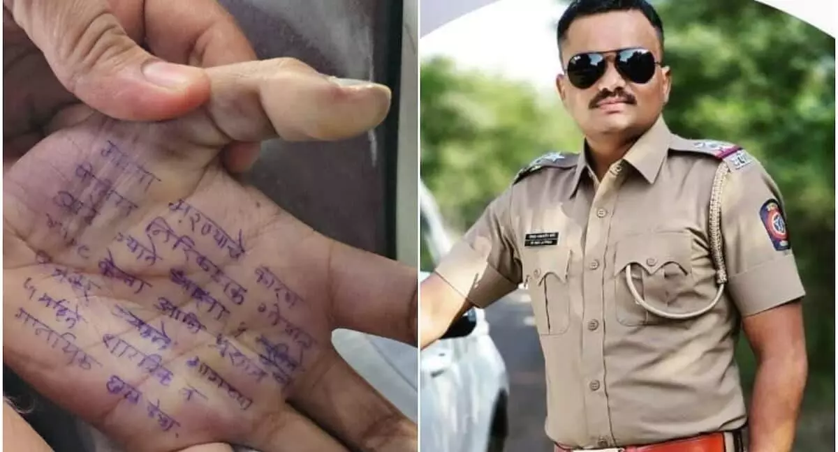 Maharashtra doctor ends life, leaves note on palm accusing two policemen of rape Maharashtra doctor ends life, leaves note on palm accusing two policemen of rape