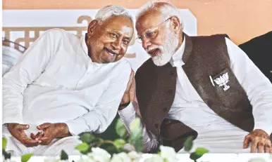 Modi backs Nitish as NDA’s CM face ahead of Bihar polls Modi backs Nitish as NDA’s CM face ahead of Bihar polls