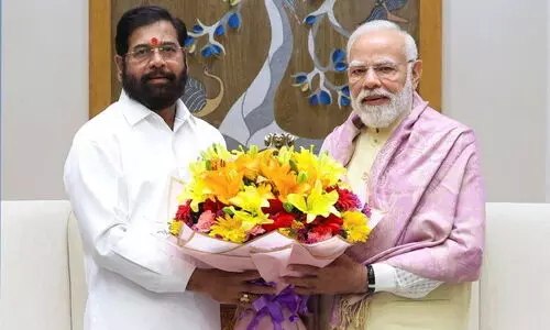 Maharashtra Deputy CM Shinde meets PM Modi Maharashtra Deputy CM Shinde meets PM Modi