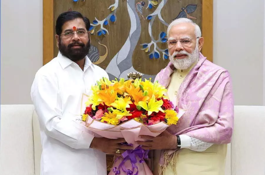 Maharashtra Deputy CM Shinde meets PM Modi Maharashtra Deputy CM Shinde meets PM Modi