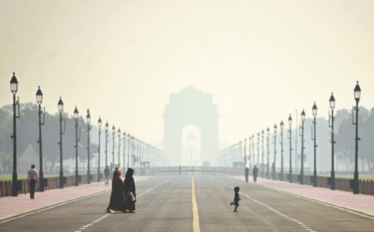 Delhi air moves from ‘very poor’ to ‘poor’ Delhi air moves from ‘very poor’ to ‘poor’