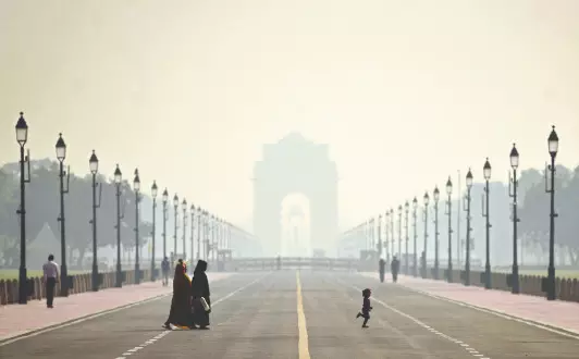 Delhi air moves from ‘very poor’ to ‘poor’ Delhi air moves from ‘very poor’ to ‘poor’