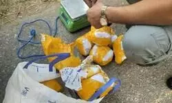Pakistani drone drops bags containing over 5 kgs heroin along IB in Jammu Pakistani drone drops bags containing over 5 kgs heroin along IB in Jammu