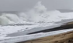 Rough seas, strong winds, rainfall in coastal Andhra, Odisha; Cyclone Montha set to cross land this evening