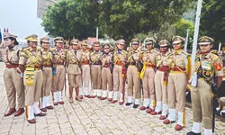 Women lead march at ‘Ekta Diwas’ rehearsal Women lead march at ‘Ekta Diwas’ rehearsal