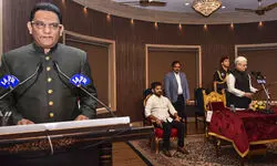 Former cricketer Mohammed Azharuddin takes oath as Telangana cabinet minister