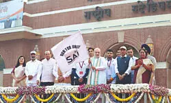 Amit Shah flags off ‘Run for Unity’ Amit Shah flags off ‘Run for Unity’