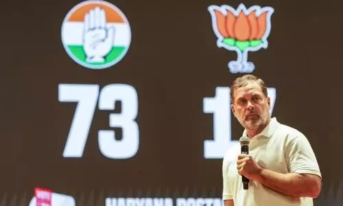 Haryana polls stolen, EC colluded with BJP: Rahul claims 25 lakh fake entries in state poll list Haryana polls stolen, EC colluded with BJP: Rahul claims 25 lakh fake entries in state poll list