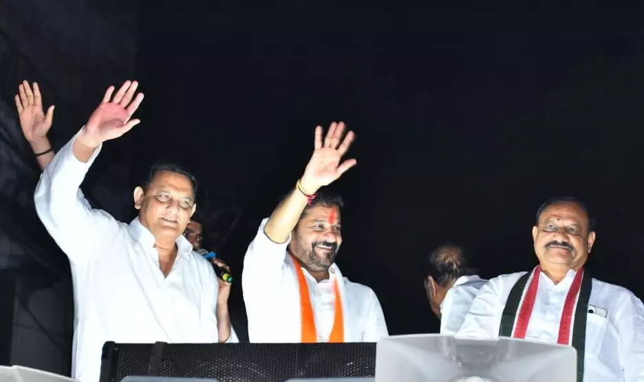 File seeking nod to prosecute KTR held up with Guv since two months ago: Revanth Reddy File seeking nod to prosecute KTR held up with Guv since two months ago: Revanth Reddy