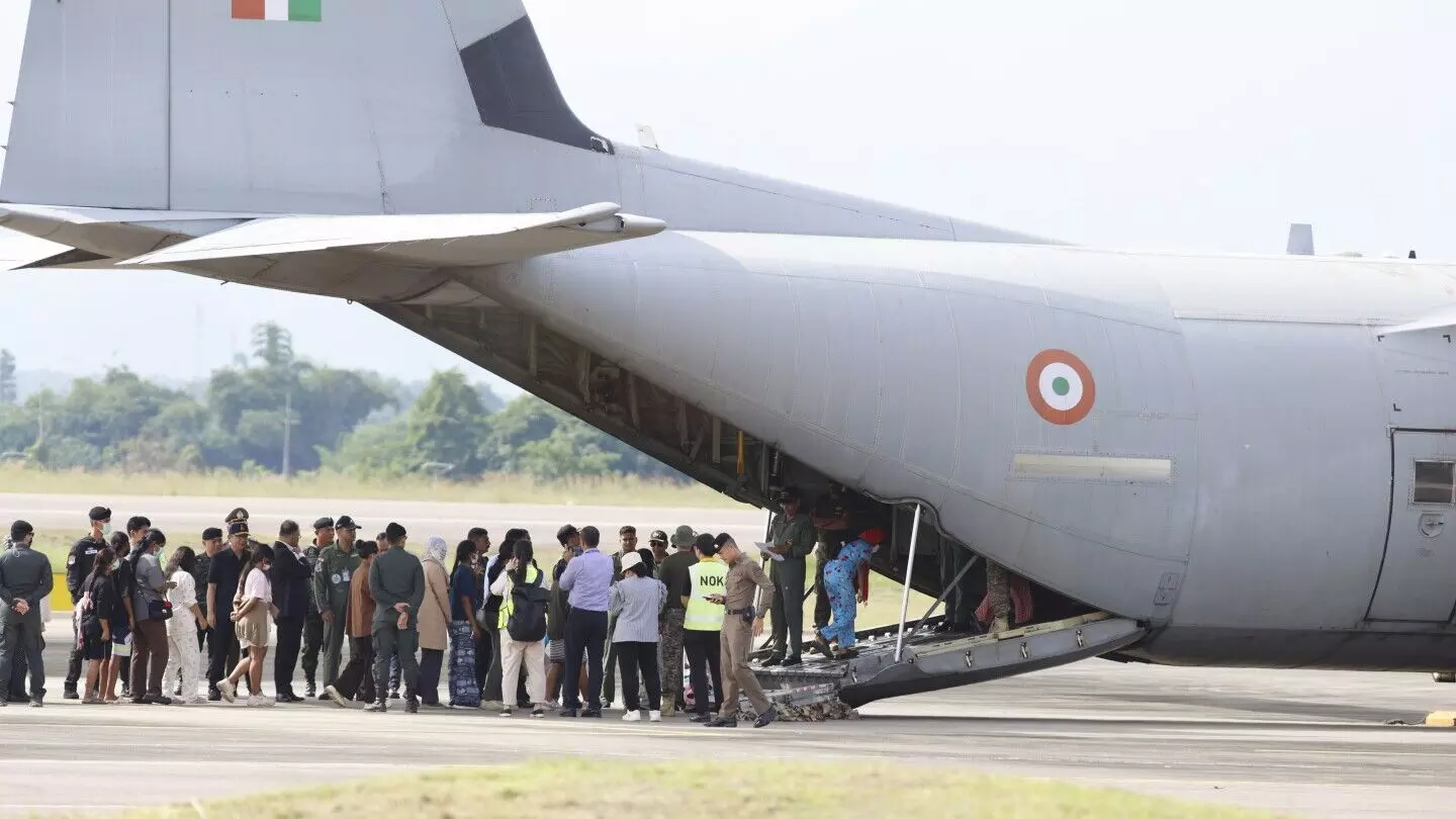 India repatriates 270 Indians who fled to Thailand from Myanmar scam centre India repatriates 270 Indians who fled to Thailand from Myanmar scam centre