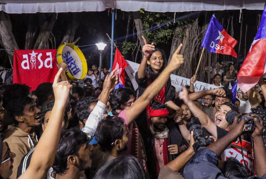 Left Unity sweeps JNU Students Union polls, defeats RSS-backed ABVP: Election panel Left Unity sweeps JNU Students Union polls, defeats RSS-backed ABVP: Election panel