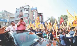 CM joins ‘Sanatan Hindu Unity Padyatra’ CM joins ‘Sanatan Hindu Unity Padyatra’