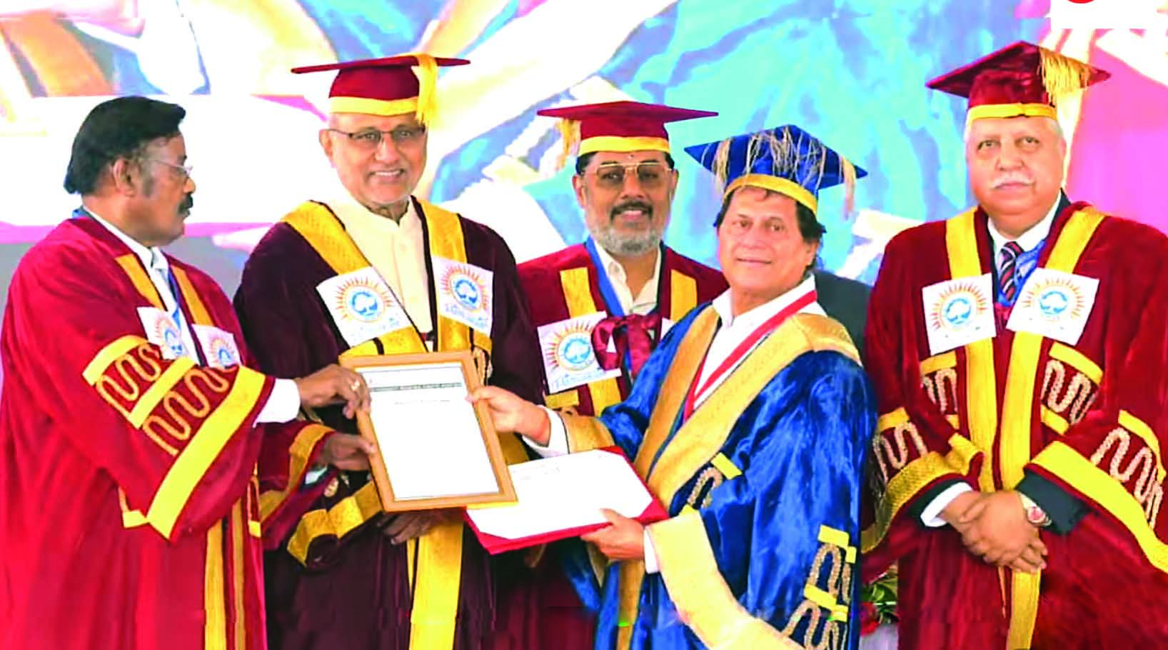SRM University confers honorary doctorate on Dr. Achyuta Samanta SRM University confers honorary doctorate on Dr. Achyuta Samanta