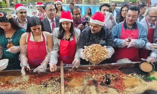 Eros Hotel New Delhi rings in Christmas with a joyful cake mixing ceremony