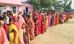Highest-ever voter turnout of 67.14 pc recorded in second phase of Bihar elections Highest-ever voter turnout of 67.14 pc recorded in second phase of Bihar elections