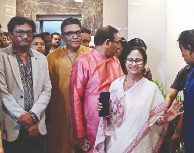 ‘Star-studded adda’: Mamata makes surprise visit to Nandan