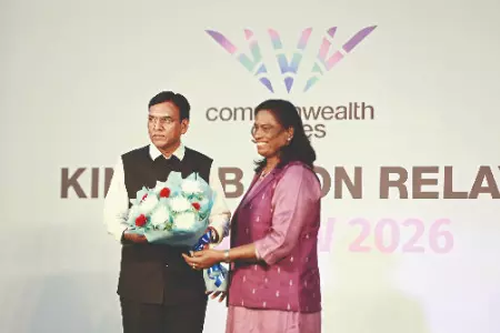 Mandaviya kicks off King’s Baton Relay for 2026 CWG Mandaviya kicks off King’s Baton Relay for 2026 CWG