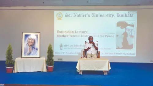 St Xavier’s University Kolkata hosts lecture on Mother Teresa as ‘instrument of peace’