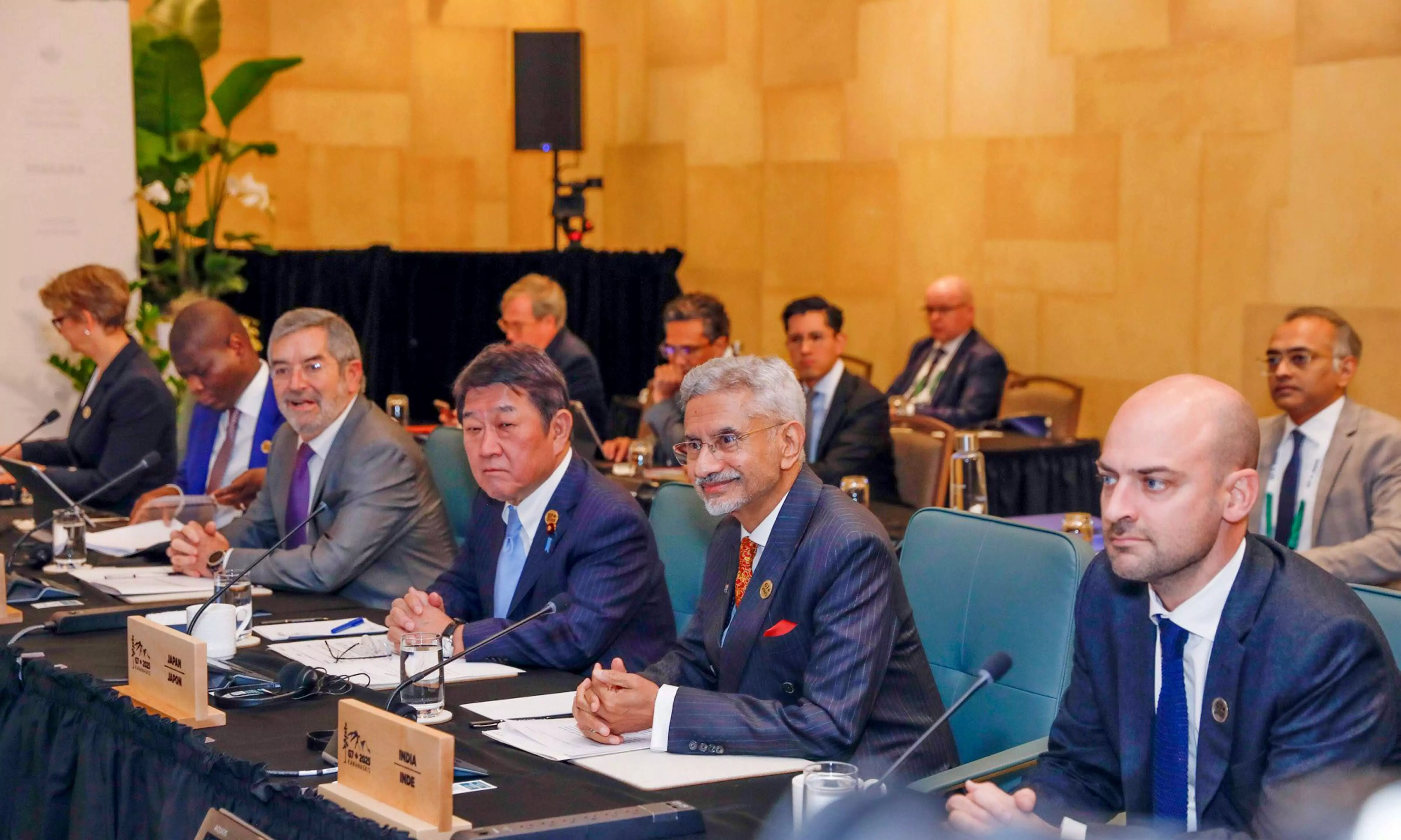 Jaishankar attends G7 FMM Outreach Session, puts forth Indias perspective