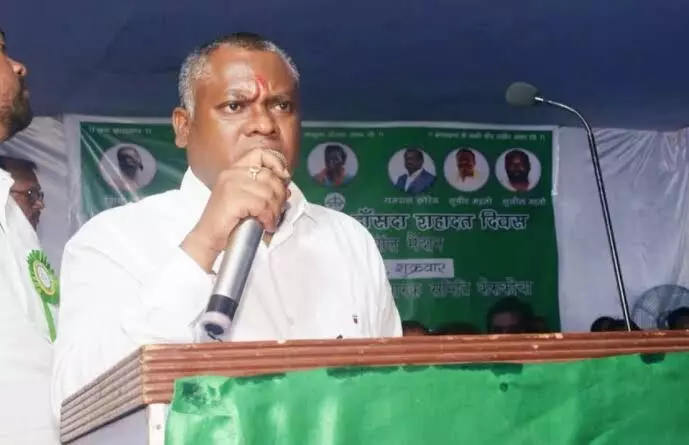 JMMs Somesh Soren leads by 20,807 votes in Ghatshila bypoll JMMs Somesh Soren leads by 20,807 votes in Ghatshila bypoll