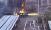 Oil tanker gutted in fire at New Town Oil tanker gutted in fire at New Town