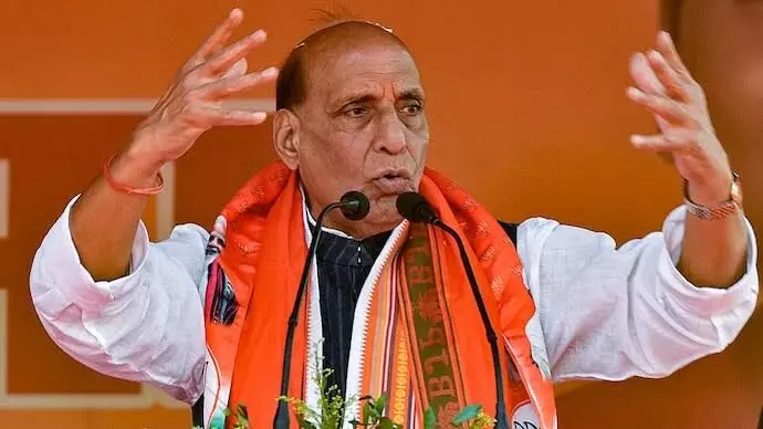 People saw there was no corruption in Bihar, entrusted us with power once again: Rajnath People saw there was no corruption in Bihar, entrusted us with power once again: Rajnath