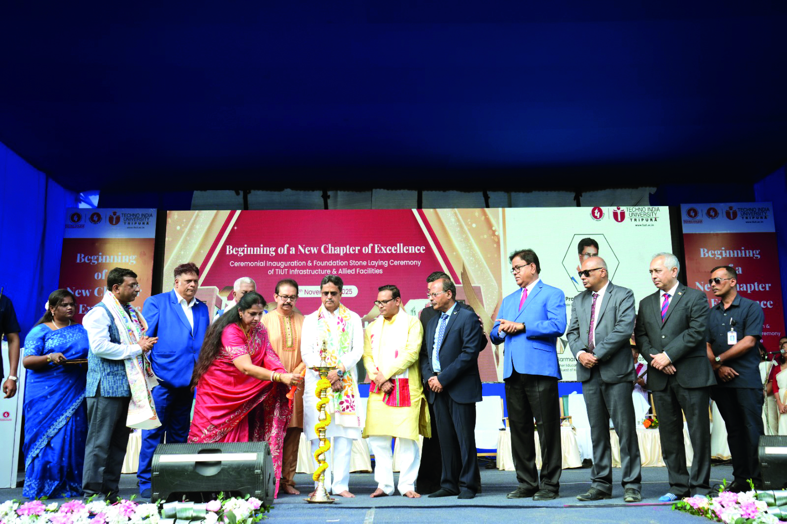 CM Manik Saha opens Techno India University in Tripura CM Manik Saha opens Techno India University in Tripura