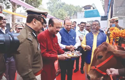 L-G inaugurates gaushala, digital reforms at Tihar Jail L-G inaugurates gaushala, digital reforms at Tihar Jail