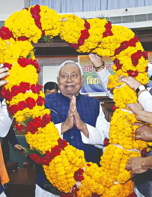 Stage set for Nitish Kumar and new Bihar Cabinet’s swearing-in Stage set for Nitish Kumar and new Bihar Cabinet’s swearing-in