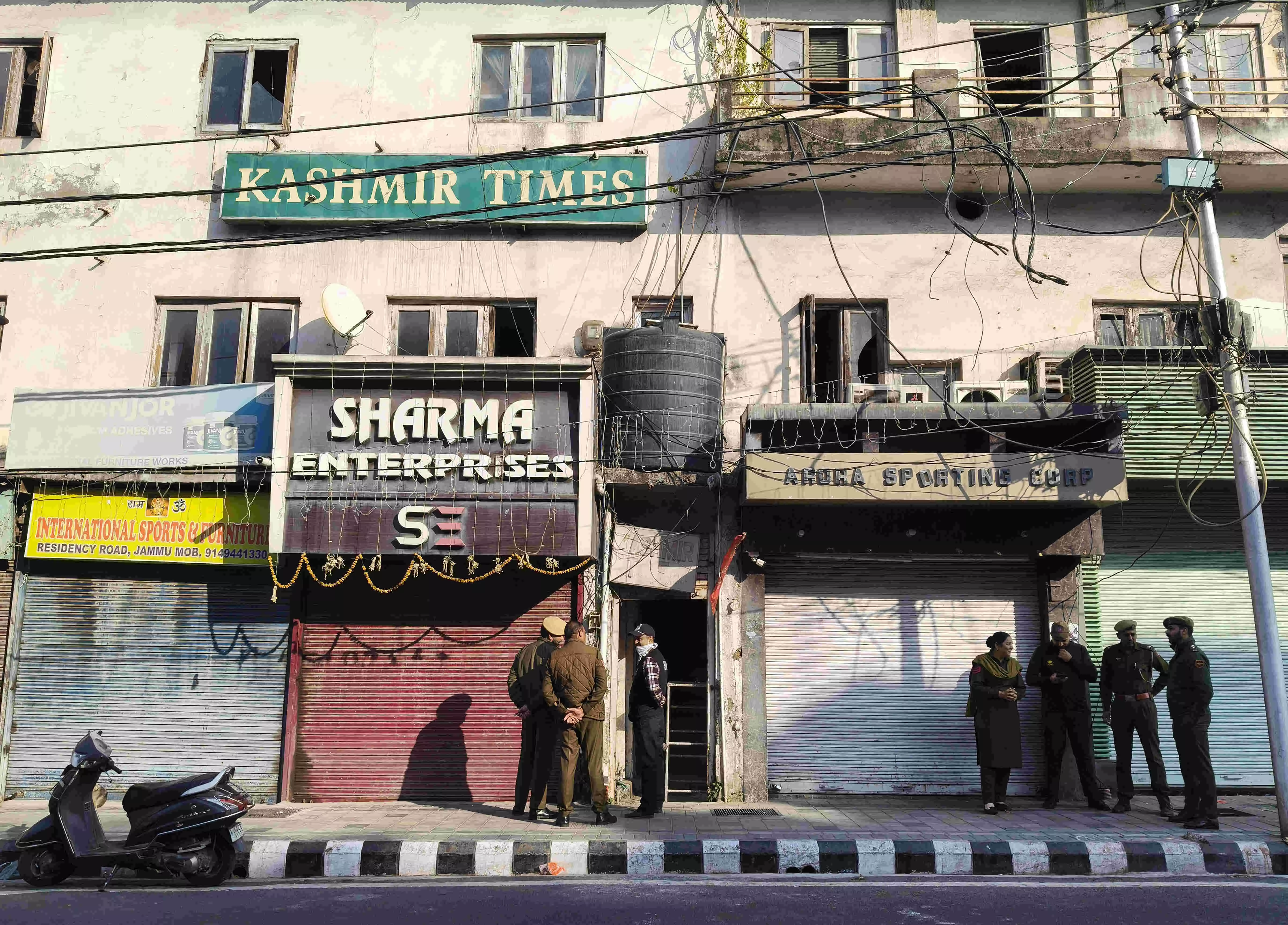 Kashmir Times Jammu office raided by police