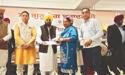 CM Mann distributes cheques worth Rs 71 cr