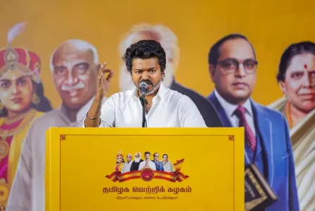 TVK chief Vijay resumes poll campaign, targets ruling DMK for loot, dynasty politics TVK chief Vijay resumes poll campaign, targets ruling DMK for loot, dynasty politics