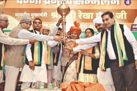 Senior BJP leaders hold 50 meets in final drive before MCD bypolls