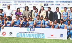 Indian women win inaugural blind T20 cricket world cup