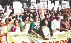 Several BLOs hold protest rally outside Bengal CEO’s office Several BLOs hold protest rally outside Bengal CEO’s office