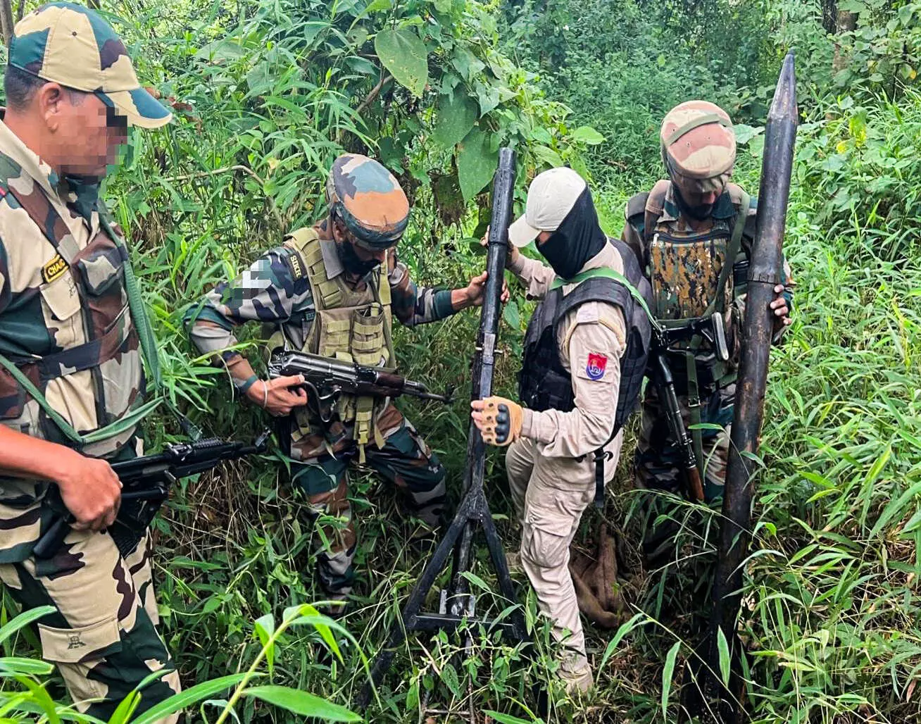 Manipur Police conduct search operations across vulnerable areas, recover arms and ammunition Manipur Police conduct search operations across vulnerable areas, recover arms and ammunition