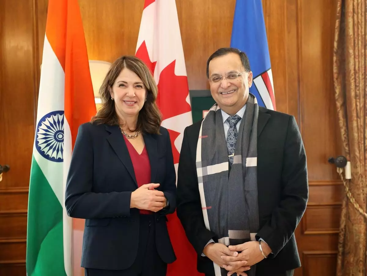 Indian envoy to Canada discusses ‘mutually beneficial’ ties with Alberta Premier Indian envoy to Canada discusses ‘mutually beneficial’ ties with Alberta Premier