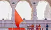 Centuries-old wounds healing: PM Modi hoists saffron Dharma Dhwaj atop Ayodhya Ram temple Centuries-old wounds healing: PM Modi hoists saffron Dharma Dhwaj atop Ayodhya Ram temple