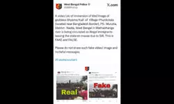 West Bengal Police debunk viral border video as Kali immersion, not border exodus West Bengal Police debunk viral border video as Kali immersion, not border exodus